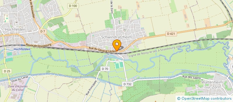 localisation de l'entreprise MADAME GJYLSHA ITAJ  SCHWINDRATZHEIM