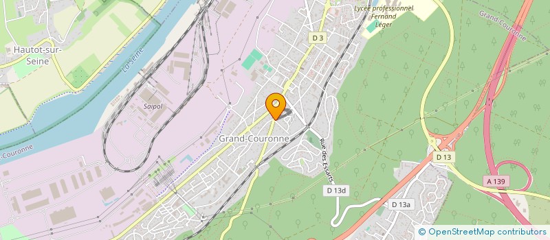 localisation de l'entreprise MADAME GLADICE URIE  GRAND-COURONNE