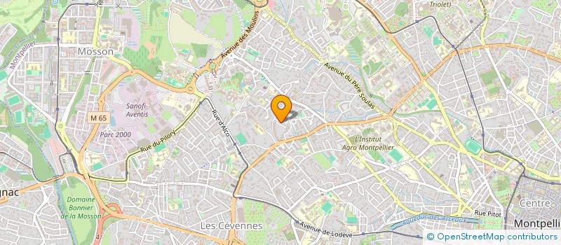 localisation de l'entreprise MADAME GLADYS BALOGE  MONTPELLIER