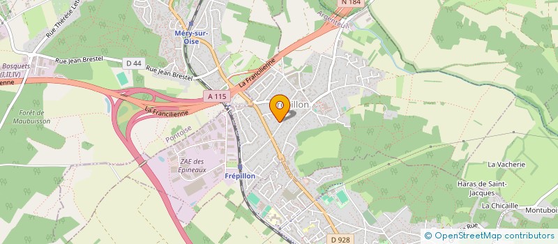 localisation de l'entreprise MADAME GLADYS BAPTISTA  FREPILLON