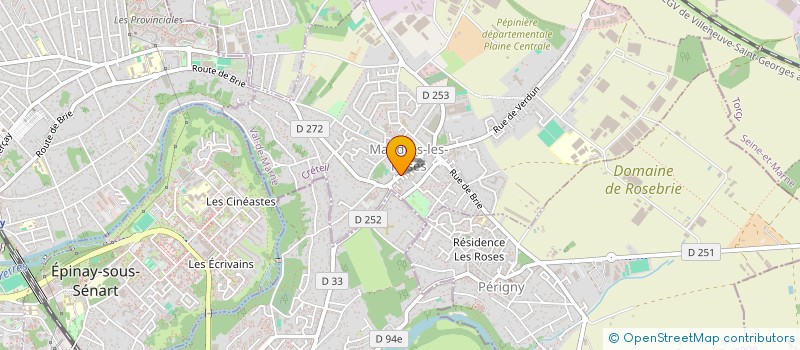localisation de l'entreprise MADAME GLADYS BARANES à MANDRES-LES-ROSES