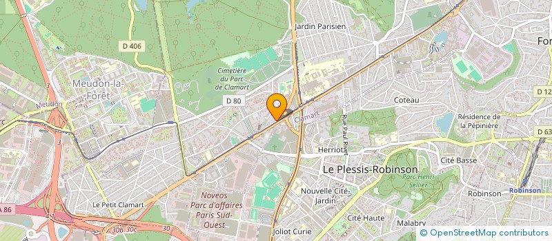 localisation de l'entreprise MADAME GLADYS BENDIB à CLAMART