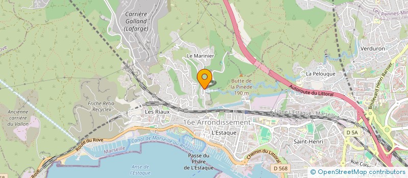 localisation de l'entreprise MADAME GLADYS BENSEGHIR à MARSEILLE