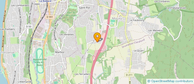 localisation de l'entreprise MADAME GLADYS CHASSAIN  MOUXY