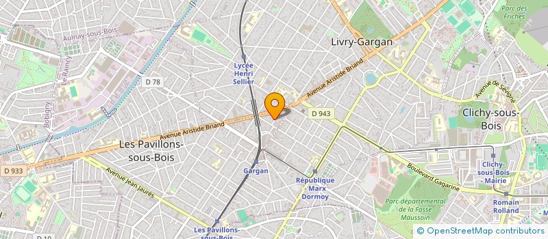 localisation de l'entreprise MADAME GLADYS CIFUENTES VALENCIA  LES PAVILLONS-SOUS-BOIS