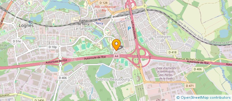 localisation de l'entreprise MADAME GLADYS DEBORAH ASSOULINE  TORCY