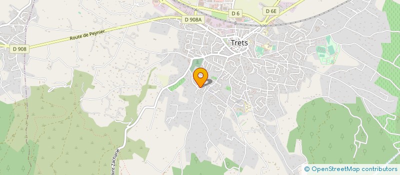 localisation de l'entreprise MADAME GLADYS DESFEUX à TRETS