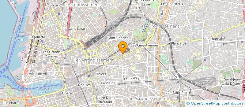 localisation de l'entreprise MADAME GLADYS DURAND FONTANEL à MARSEILLE
