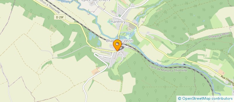 localisation de l'entreprise MADAME GLADYS FEDRIZZI  CHARENCY-VEZIN