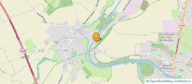 localisation de l'entreprise MADAME GLADYS GAILLARD  MARCOING