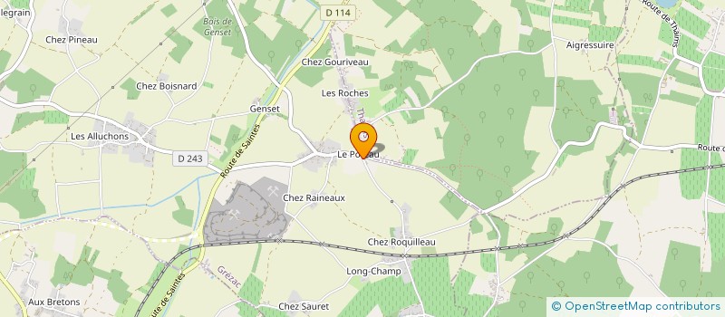 localisation de l'entreprise MADAME GLADYS GAUDIN  FLOIRAC