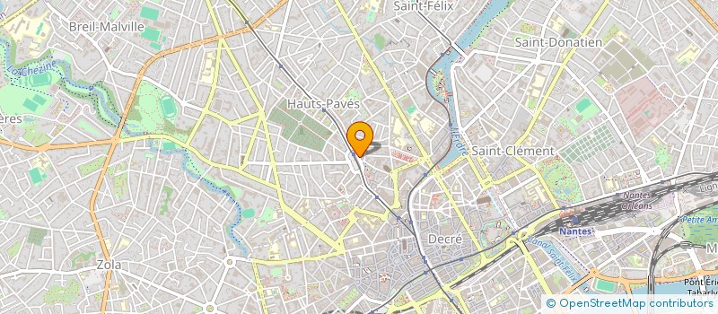 localisation de l'entreprise MADAME GLADYS GROFFEAU à NANTES