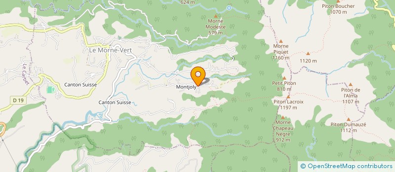 localisation de l'entreprise MADAME GLADYS HILARUS  LE MORNE-VERT