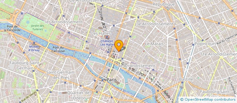 localisation de l'entreprise MADAME GLADYS LACOSTE  PARIS