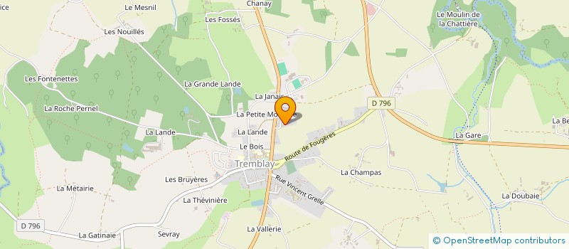 localisation de l'entreprise MADAME GLADYS LAMPE  VAL-COUESNON