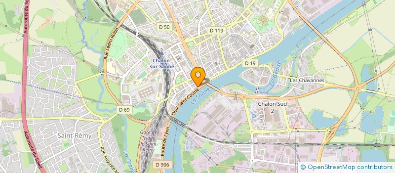 localisation de l'entreprise MADAME GLADYS MAS  CHALON-SUR-SAONE