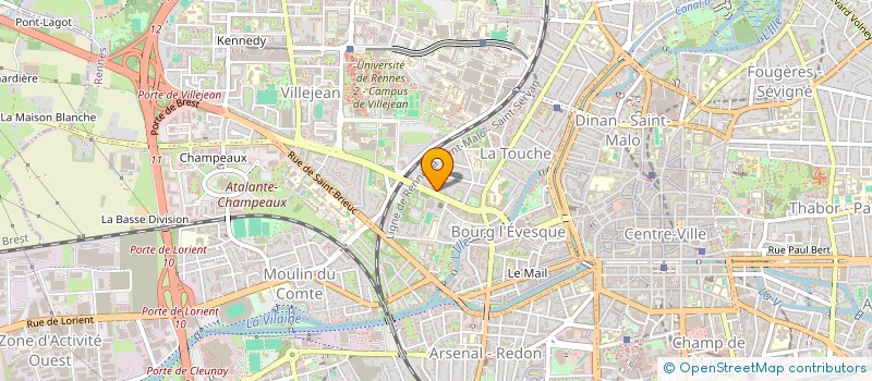 localisation de l'entreprise MADAME GLADYS MENANT  RENNES