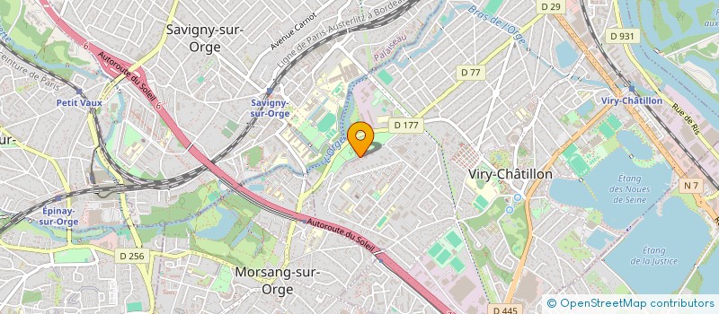 localisation de l'entreprise MADAME GLADYS MENDES à VIRY-CHATILLON