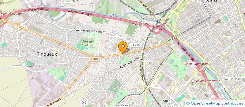 localisation de l'entreprise MADAME GLADYS MILLARD  TINQUEUX