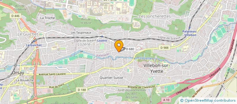 localisation de l'entreprise MADAME GLADYS NAGELKOP à PALAISEAU