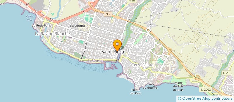 localisation de l'entreprise MADAME GLADYS PAVIEL à SAINT-PIERRE