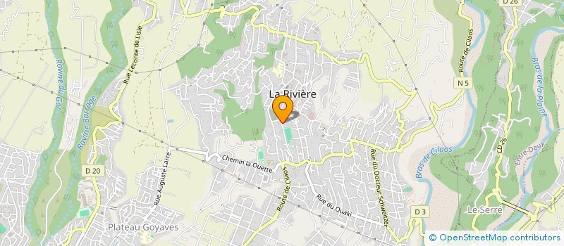 localisation de l'entreprise MADAME GLADYS PAYET à SAINT-LOUIS