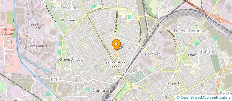 localisation de l'entreprise MADAME GLADYS PINON  REIMS