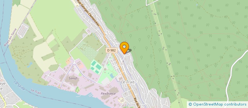 localisation de l'entreprise MADAME GLADYS POINTEL  LE TRAIT