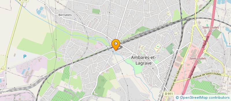 localisation de l'entreprise MADAME GLADYS PRAT  AMBARES-ET-LAGRAVE