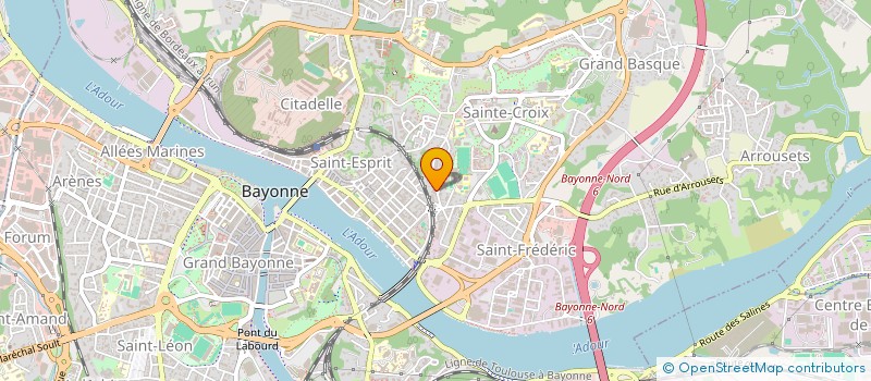 localisation de l'entreprise MADAME GLADYS ROLLE  BAYONNE
