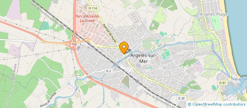 localisation de l'entreprise MADAME GLANYS FERMONT  ARGELES-SUR-MER