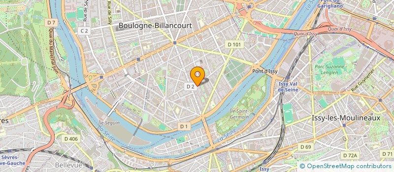 localisation de l'entreprise MADAME GLECIA ACEVEDO  BOULOGNE-BILLANCOURT