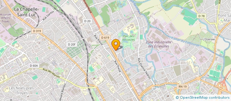 localisation de l'entreprise MADAME GLENNA PERRIER  TROYES