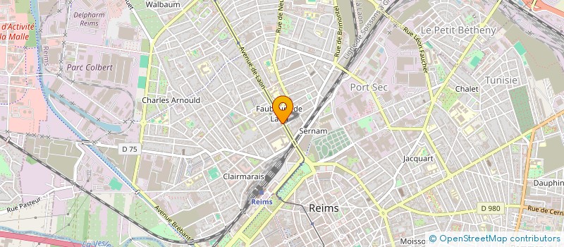 localisation de l'entreprise MADAME GLOIRE NZENGUE BOUYI  REIMS