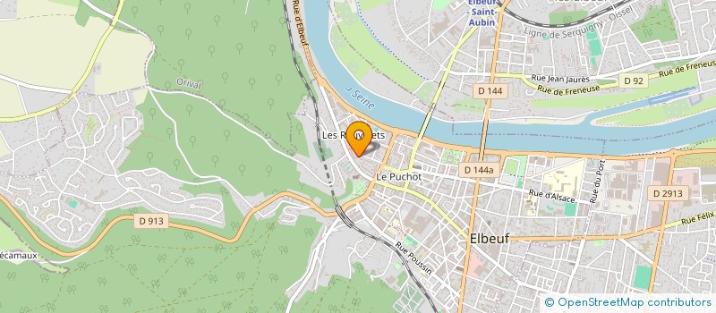 localisation de l'entreprise MADAME GLOIRE SAMBA  ELBEUF