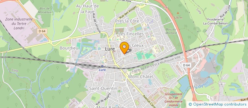 localisation de l'entreprise MADAME GLORI CAVALLI- EUVRARD  LURE