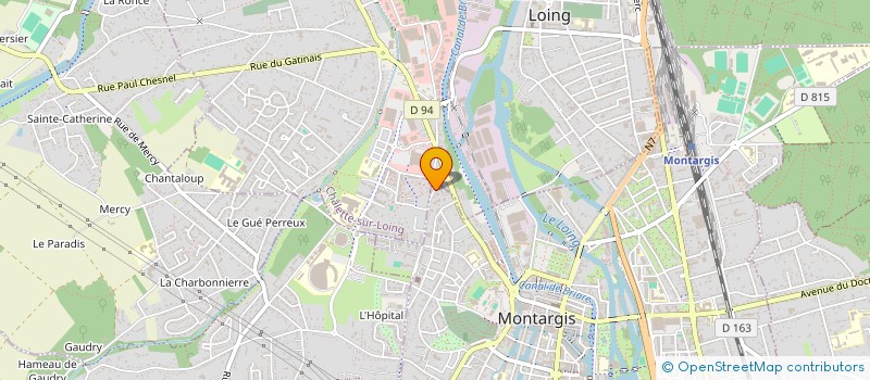localisation de l'entreprise MADAME GLORIA AGBOGLA à MONTARGIS