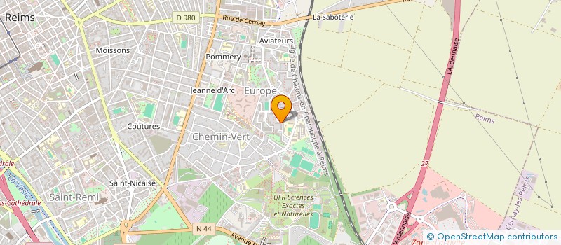 localisation de l'entreprise MADAME GLORIA AIDEBAMA  REIMS