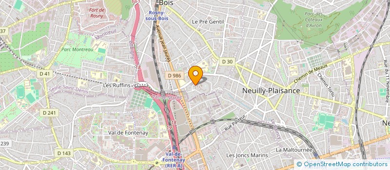 localisation de l'entreprise MADAME GLORIA AMOSUN  COLOMBES