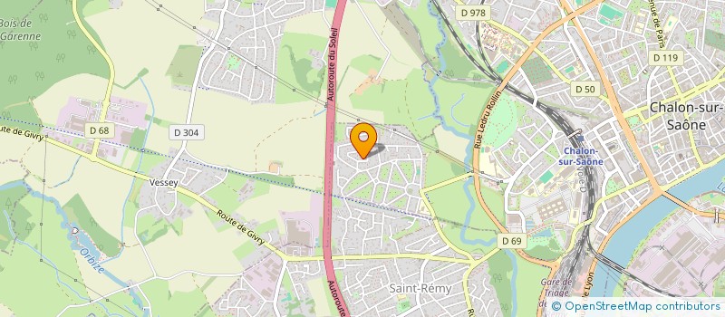 localisation de l'entreprise MADAME GLORIA DENEMADJI NGARADOUMBAYE  CHALON-SUR-SAONE