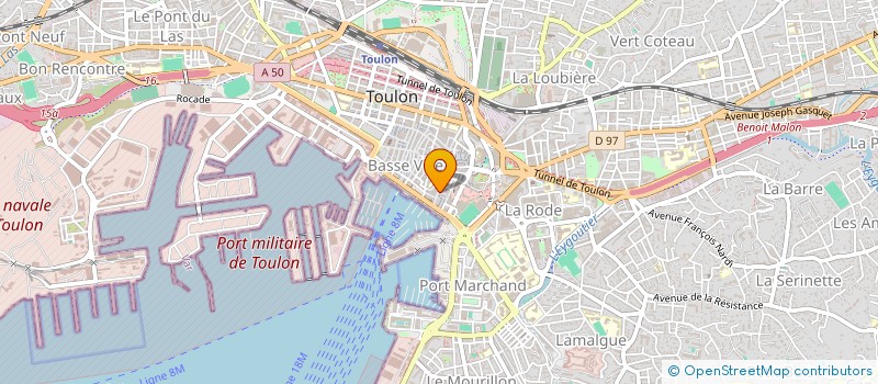 localisation de l'entreprise MADAME GLORIA ERHUMWUNSE MUSA  TOULON