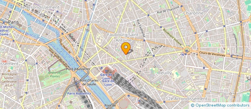 localisation de l'entreprise MADAME GLORIA FUERTES  PARIS