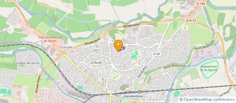 localisation de l'entreprise MADAME GLORIA GIMENEZ  CARCASSONNE