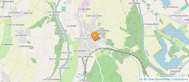 localisation de l'entreprise MADAME GLORIA GUILLET  THORE-LA-ROCHETTE