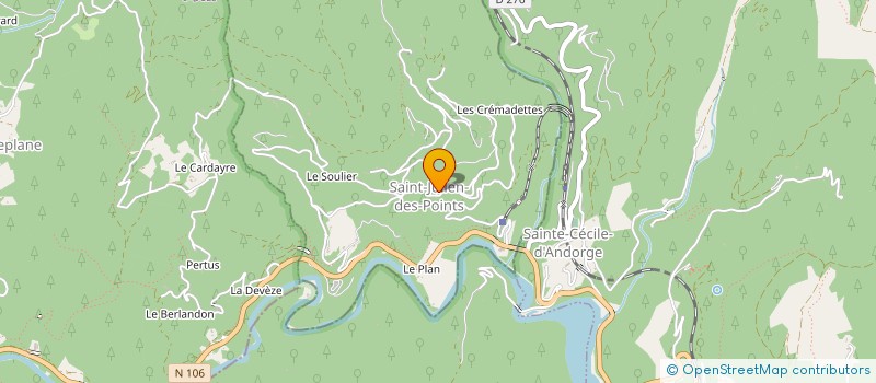 localisation de l'entreprise MADAME GLORIA GUTIERREZ DUQUE  SAINT-MARTIN-DE-BOUBAUX