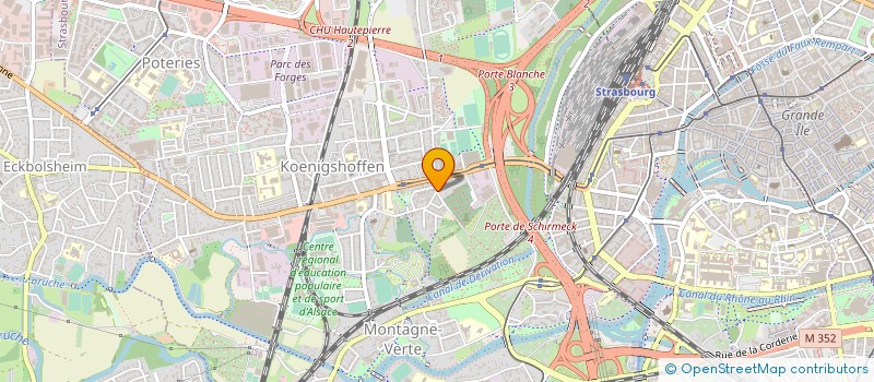 localisation de l'entreprise MADAME GLORIA ISABEL LA PUENTE à STRASBOURG