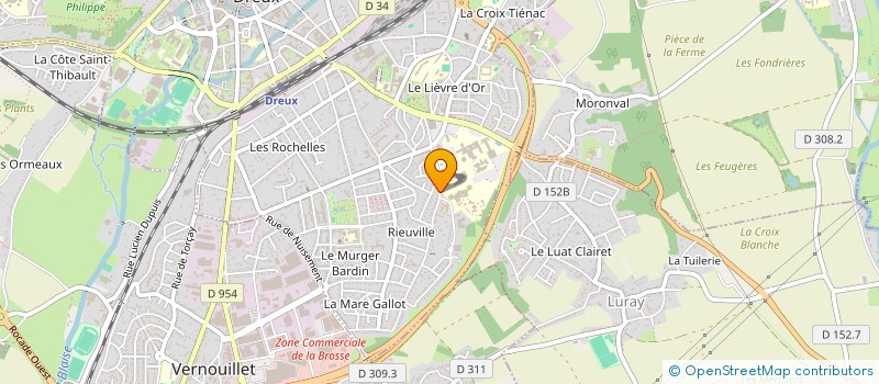 localisation de l'entreprise MADAME GLORIA LAWSON à DREUX