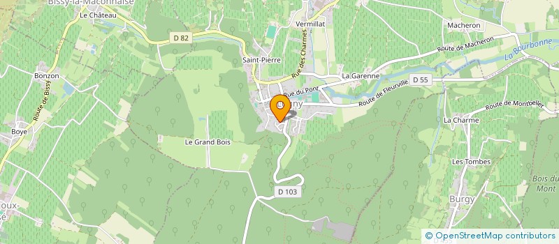 localisation de l'entreprise MADAME GLORIA LORETI à LUGNY
