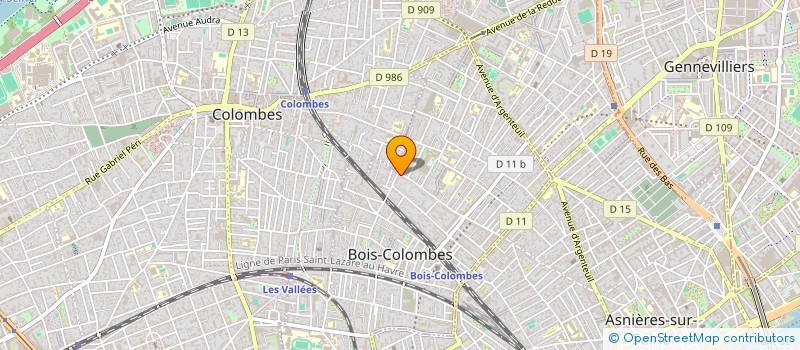 localisation de l'entreprise MADAME GLORIA MATUNDU à BOIS-COLOMBES