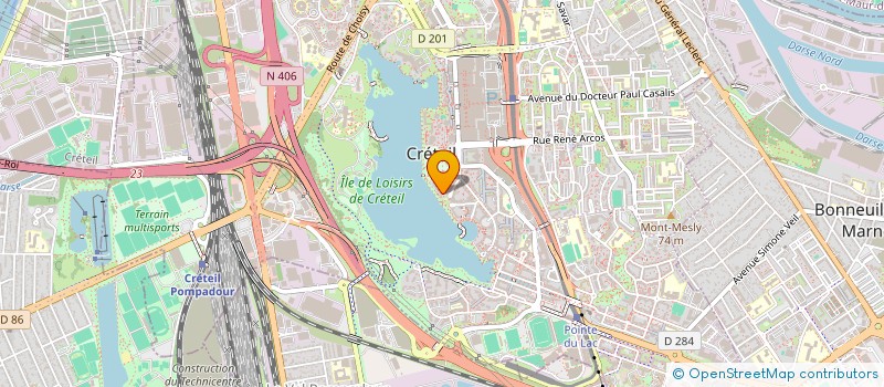 localisation de l'entreprise MADAME GLORIA MBOUNGOU  CRETEIL